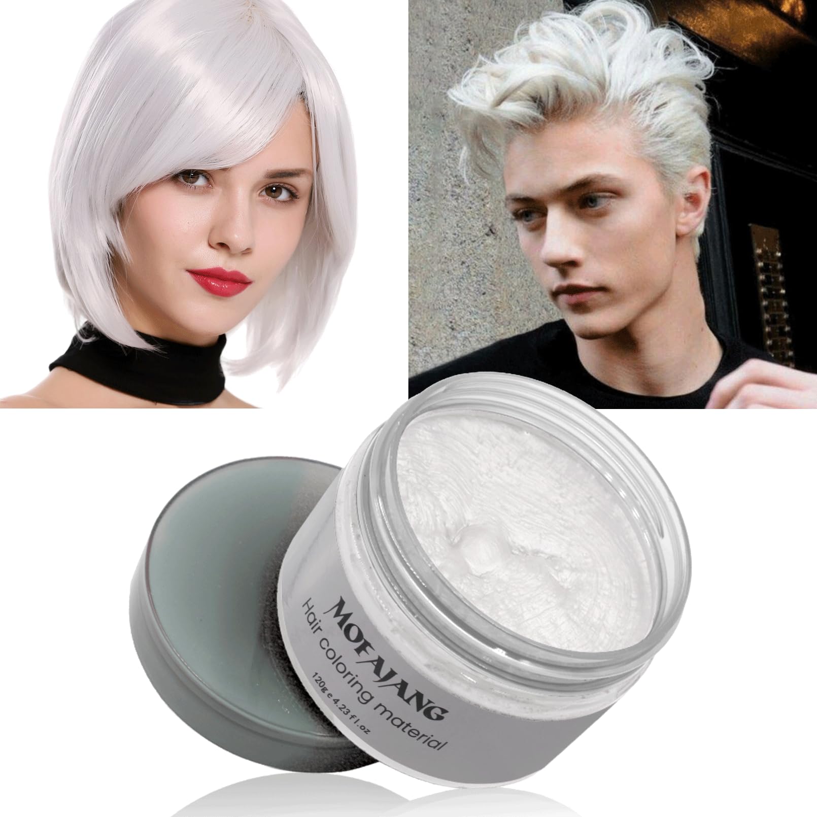 Amazon.com: ZENTANMEI Temporary Hair Color Wax Hair Coloring